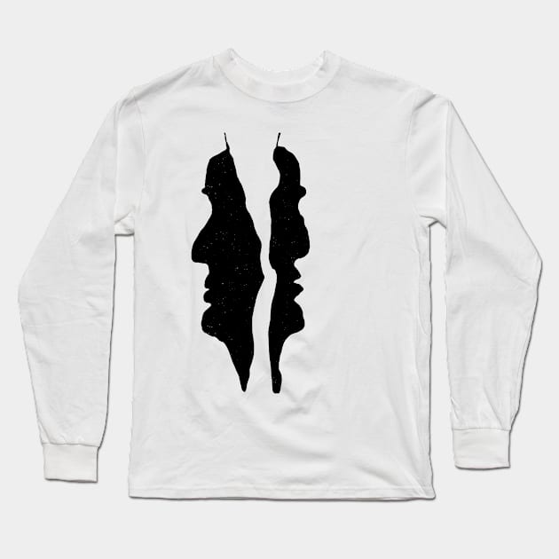 Faces Long Sleeve T-Shirt by bestree